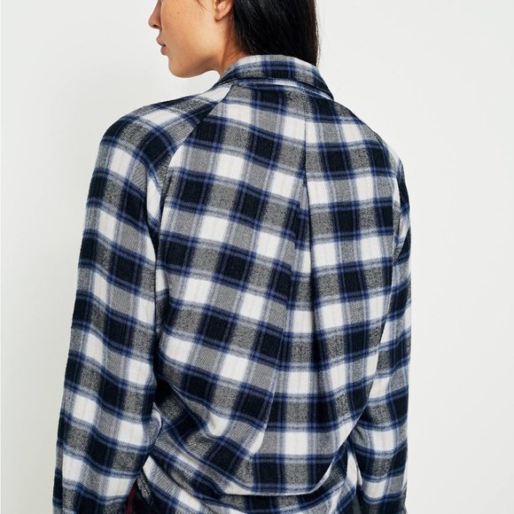 SOLD BDG | Courtney Flannel Check-Tie - Picture 3 of 6
